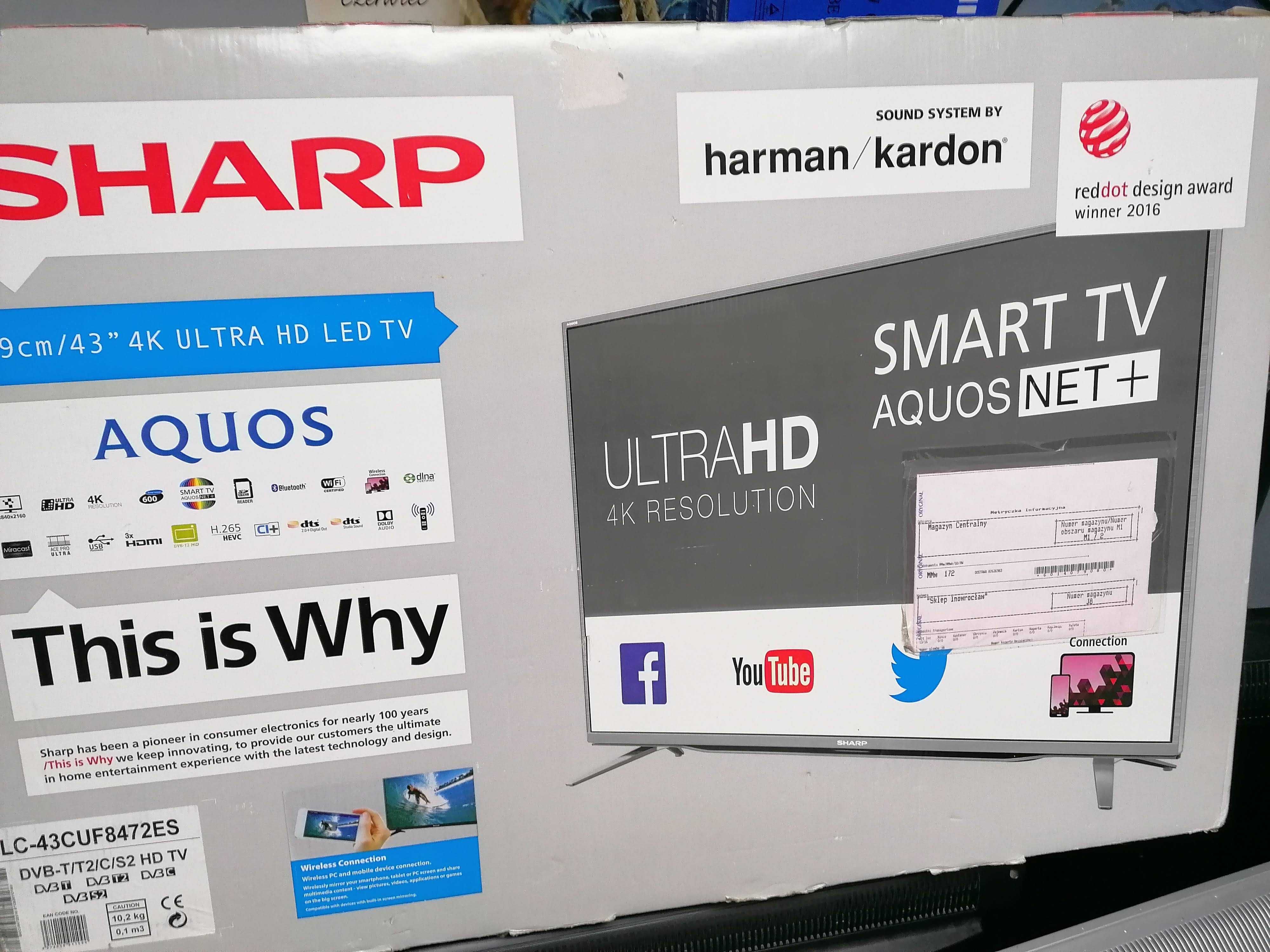 TV Sharp LC-43CUF8472ES