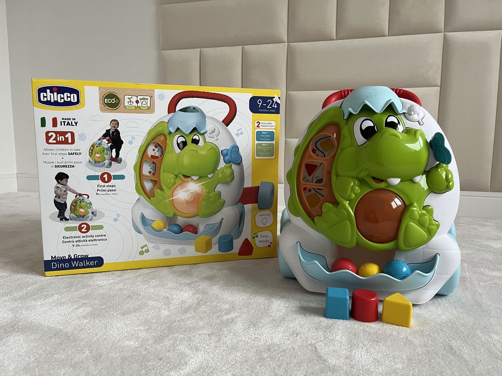 Chicco, Move & Grow, chodzik 2w1, Dino