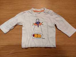 Bluzka bluzeczka Endo kosmita rozm. 68 3- 6 m-cy