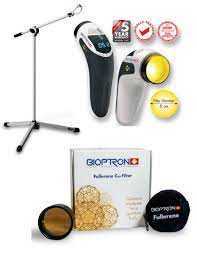 BioptronMedall+STATYW+FULEREN-gwarancja-gratis filtr czerwony 5cm