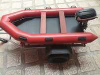 Barco com reboque para Rc Scale, brinquedo. , Modelo escala 1:10