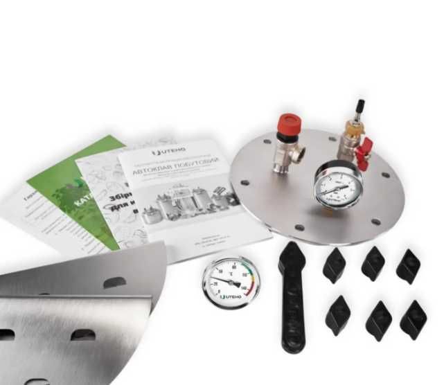 Автоклав нержавійка /  нержавейка - 24 банки, топ + рецепти