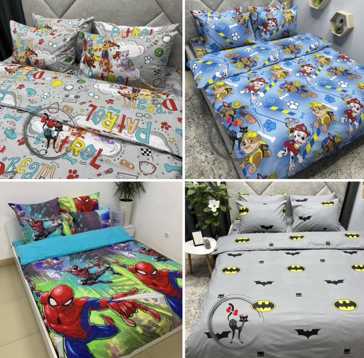 постільна білизна дитяча простинь на резинці простынь на резинке