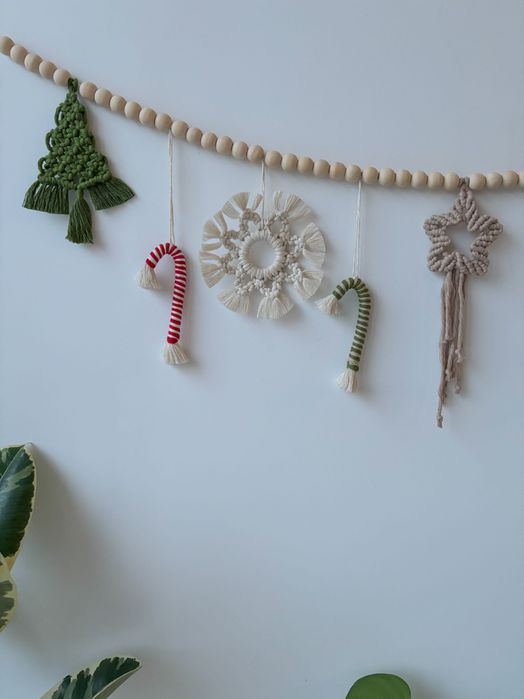 Girlanda zimowa świąteczna święta christmas zima choinka śnieżynka