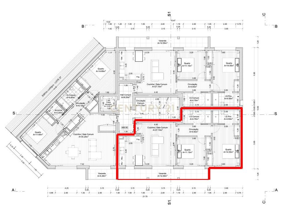 Duplex novo em Rio de Loba, Viseu - 3 Quartos e 3 Casas de Banho