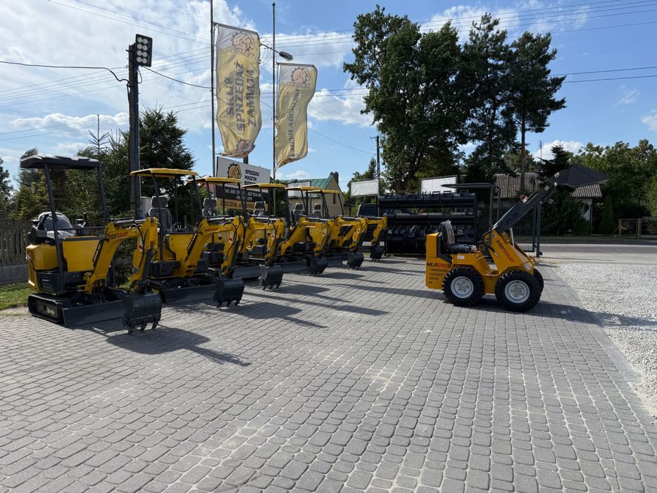 NOWA mini ładowarka Interbauer MLR240 BOBCAT udźwig 350kg szer. 101cm