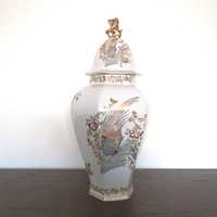 Jarrão decorativo vintage, 55cm, em porcelana