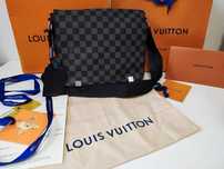 LOUIS VUITTON męska torba Listonoszka, skóra 88-255