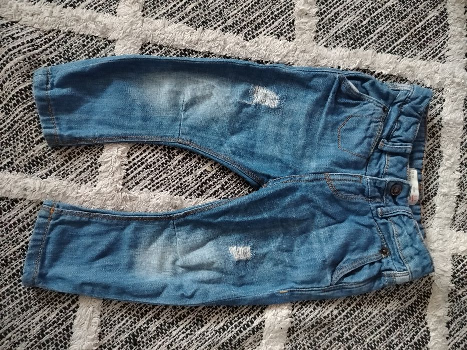Jeansy Zara rozmiar 86