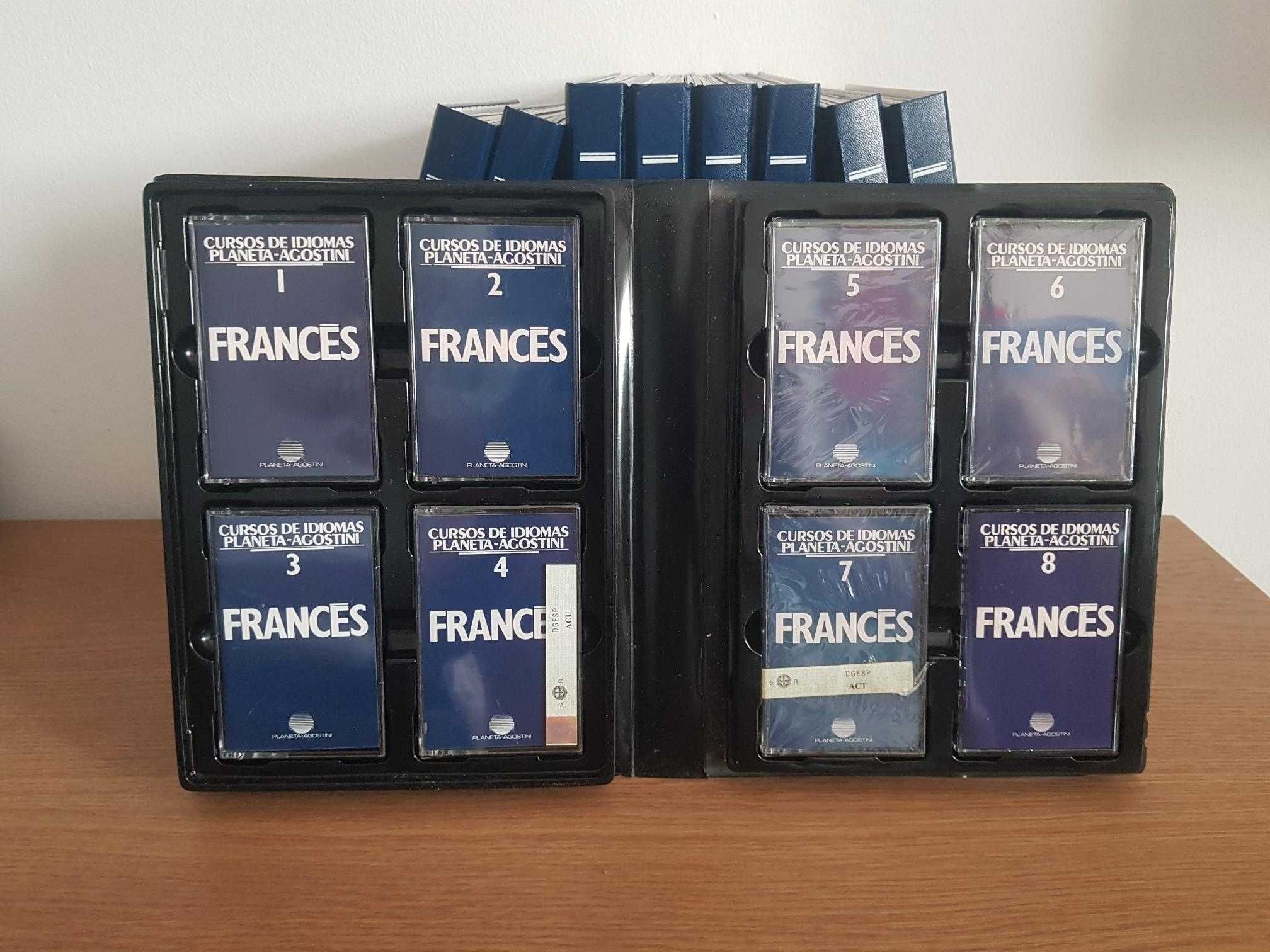 Curso Francês Completo 32 Fascículos + Cassetes (NOVO)
