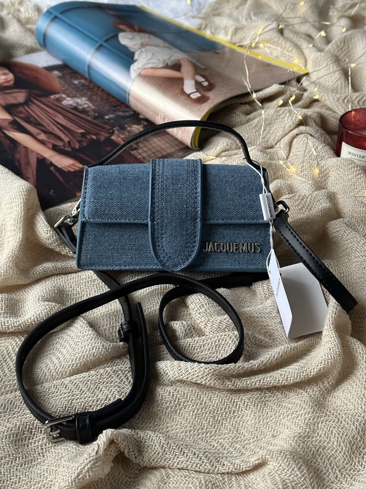 Сумка Jacquemus Mini джинсова | срібна фурнітура