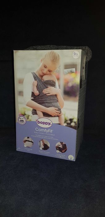 Chicco, Boppy, Comfy Fit, nosidełko, 3,5-15 kg, szare