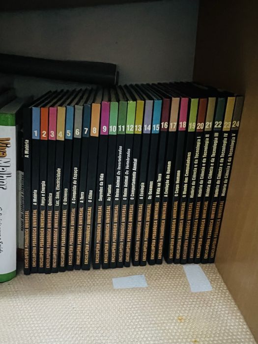 Enciclopédia Pedagógica Universal com 25 Livros