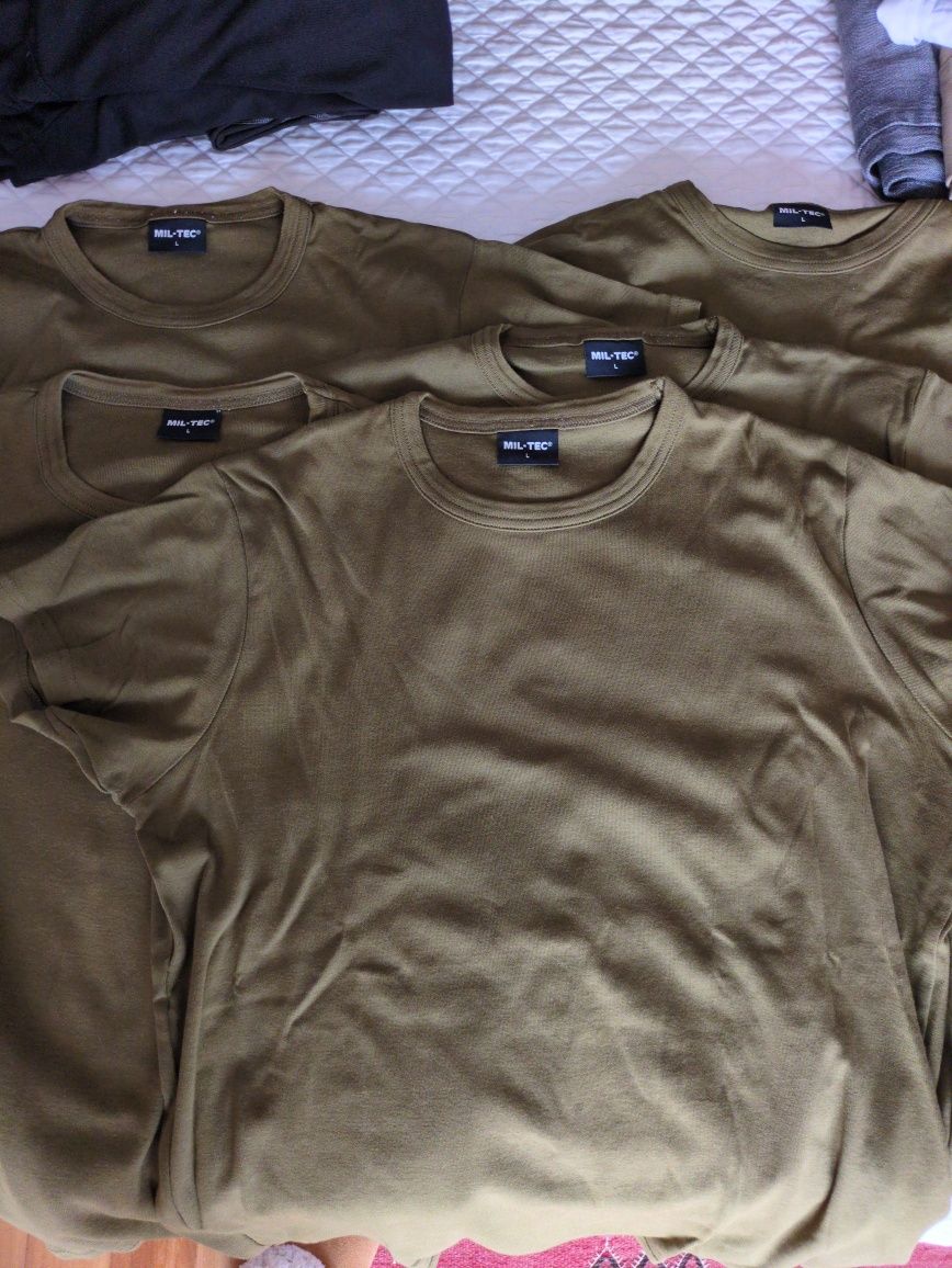 5 Unidades - TShirt Miltec Verde Militar