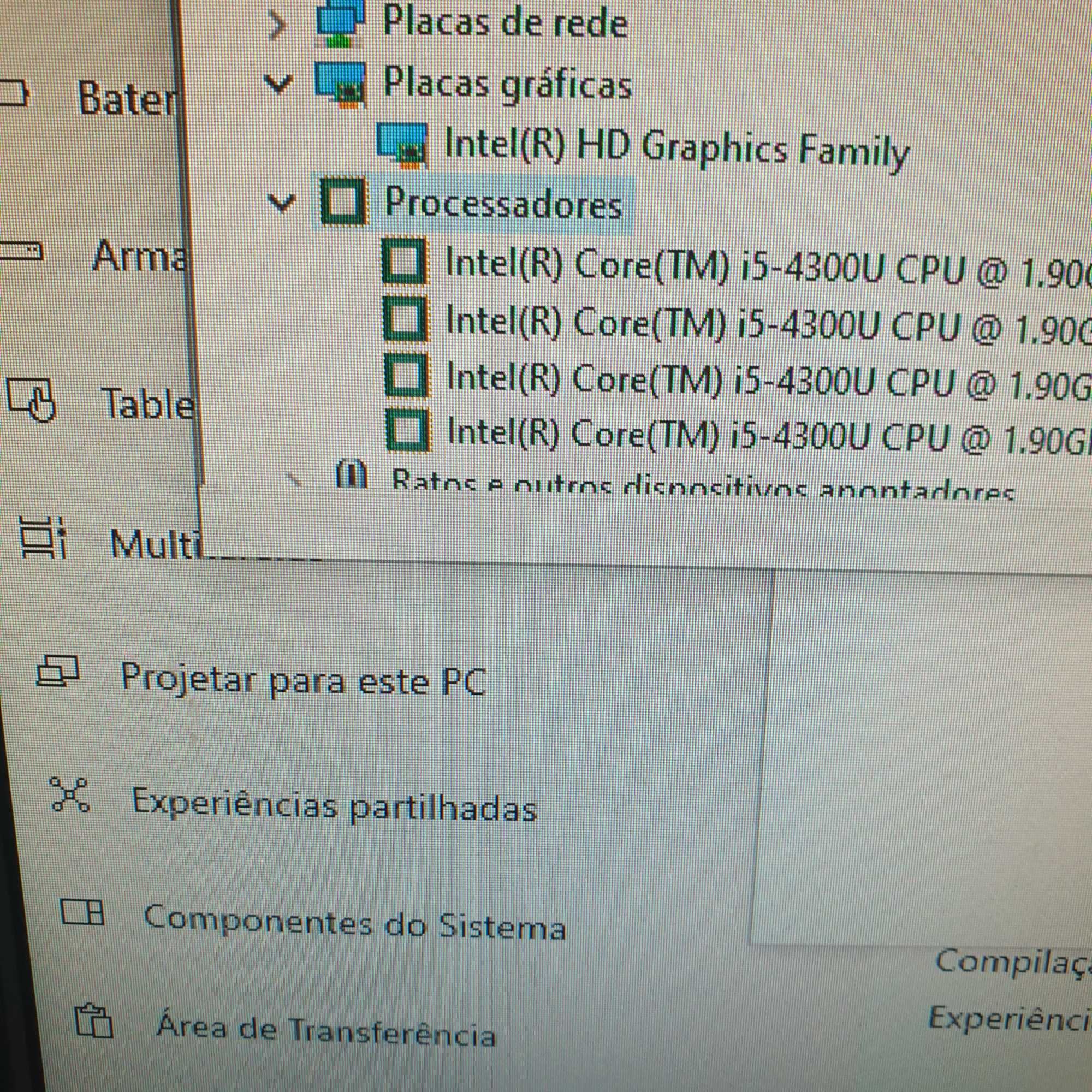 Motherboard lenovo x240 com processador i5-4300, testada sem anomalia