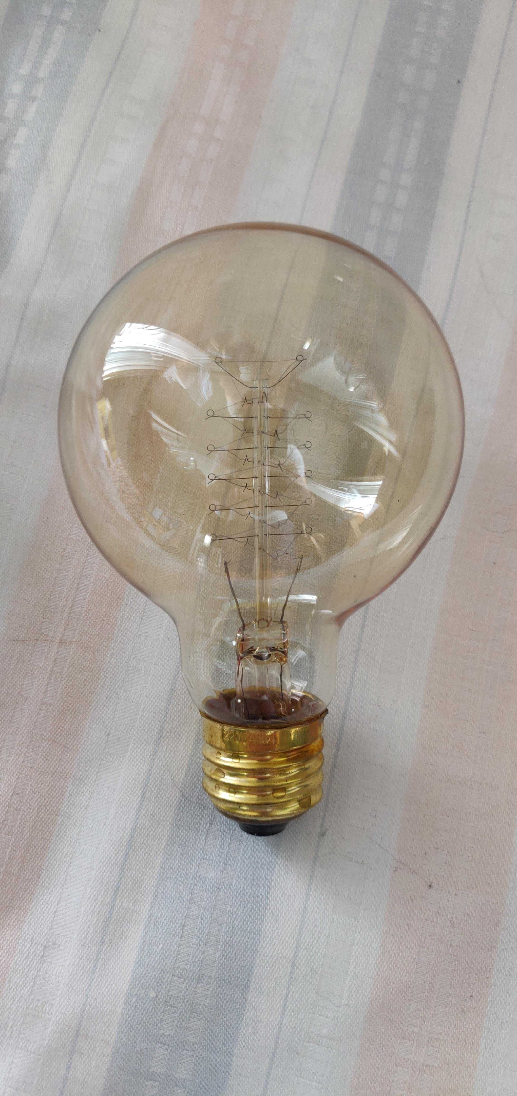 Żarówka retro Edison 8 sztuk E27 40W Ciepła Biel