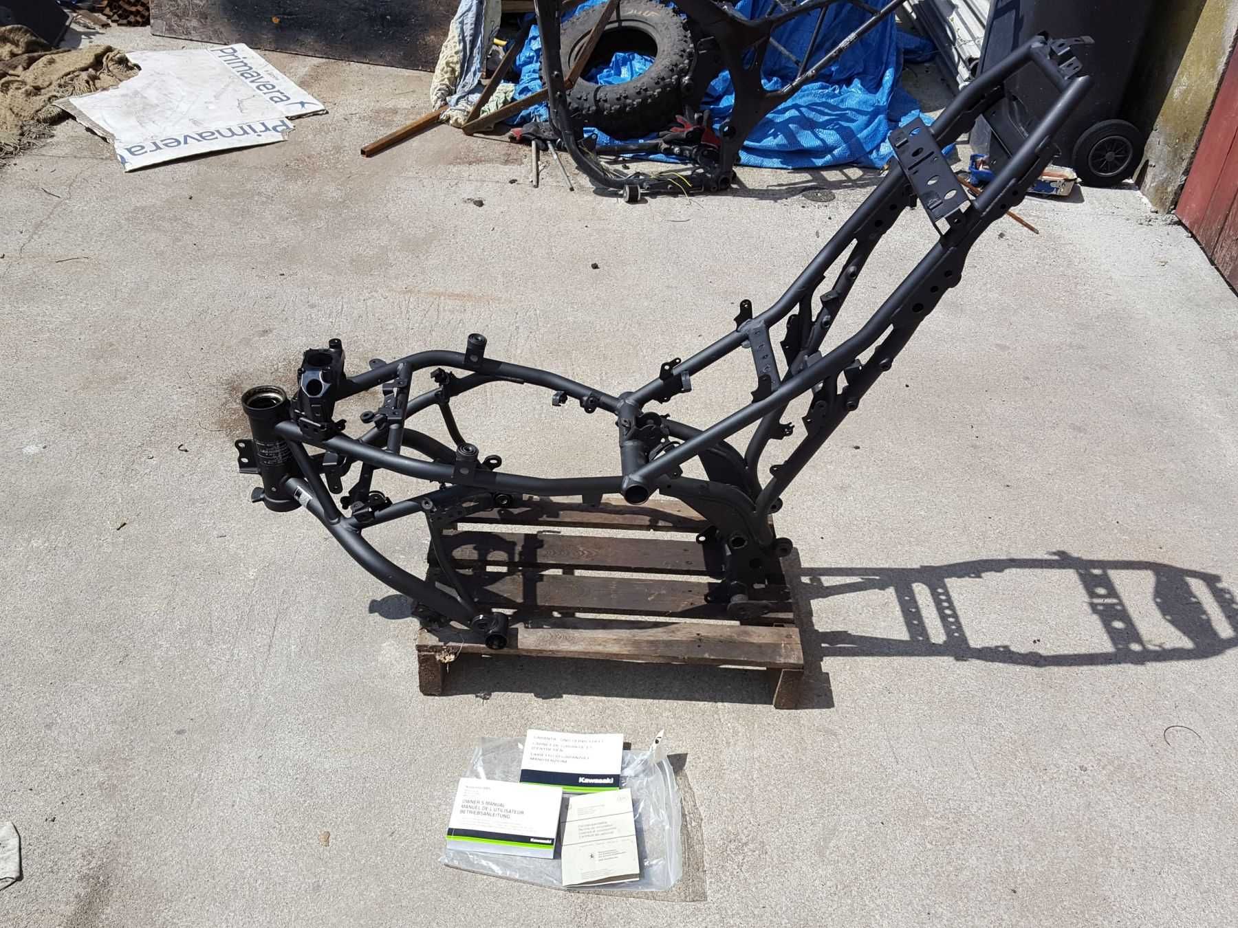 Rama Ninja 650 ex 650  prosta doku ksiazka 2018r