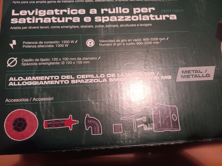 Lixadeira Planos Nova