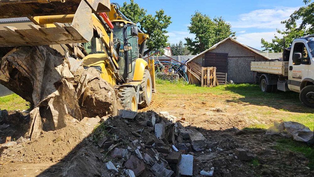 Sprzątanie działek, Wywóz gruzu, ziemi, zieleni, odpadów budowlanych!