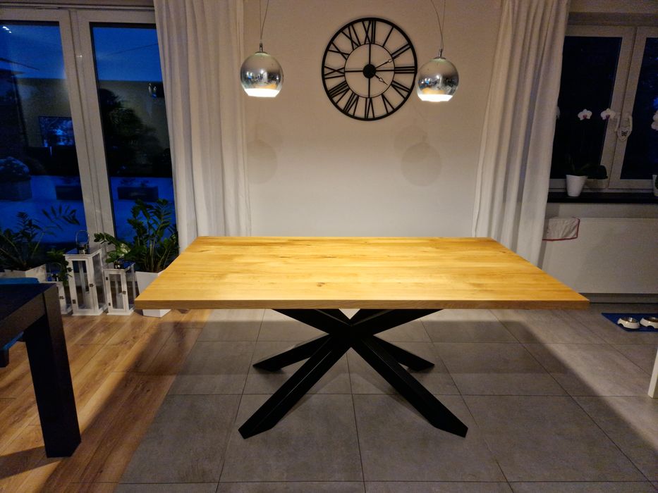 Stół dębowy loft na wymiar