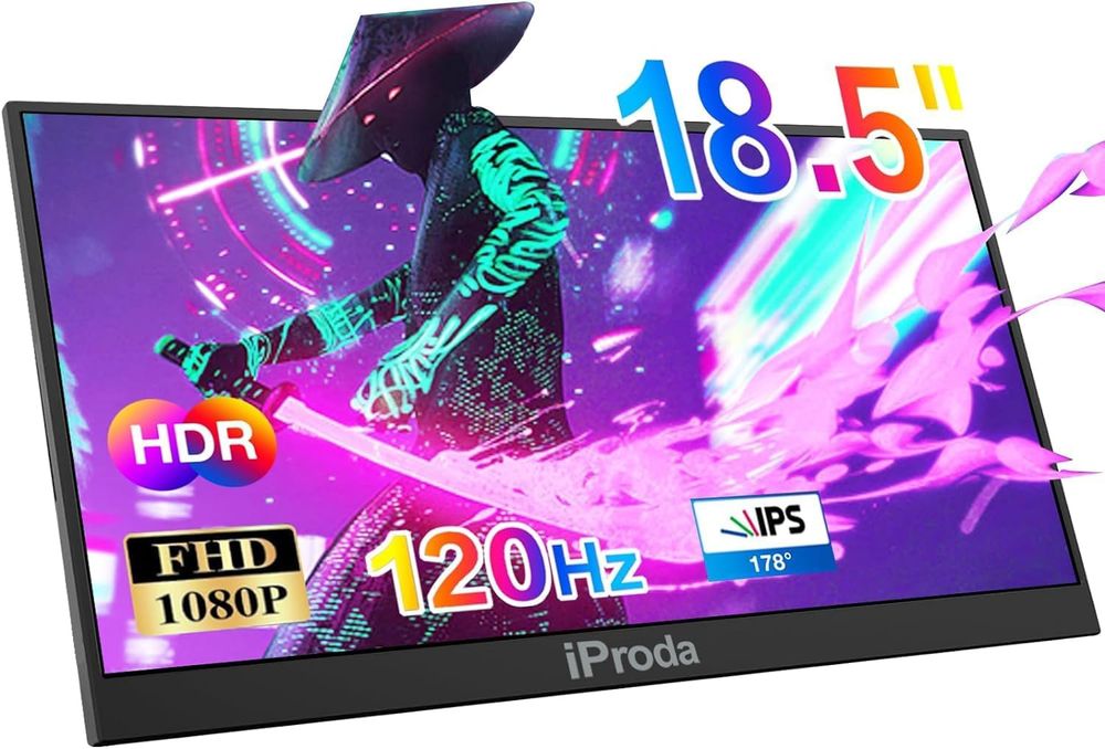 Монітор портативний 18.5" iProda PD182KPN Full HD IPS 120 Гц