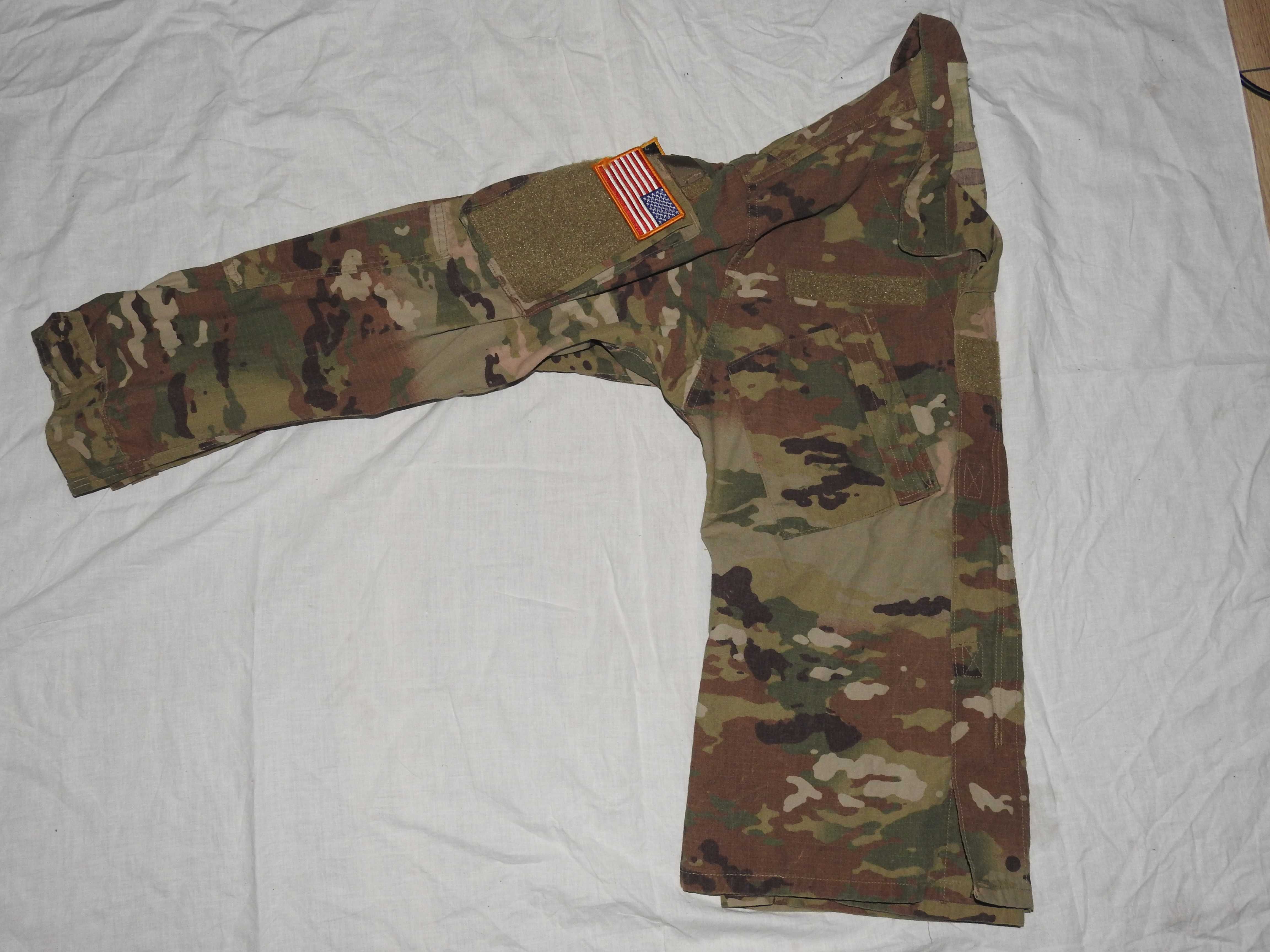 Oryginalny mundur trudnopalny ACU kurtka bluza US Army Multicam
