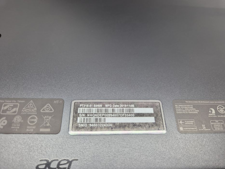 Laptop gamingowy ACER PREDATOR PT315-51, Komis Jasło Czackiego