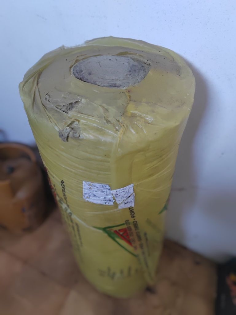 Rolo de lã de rocha