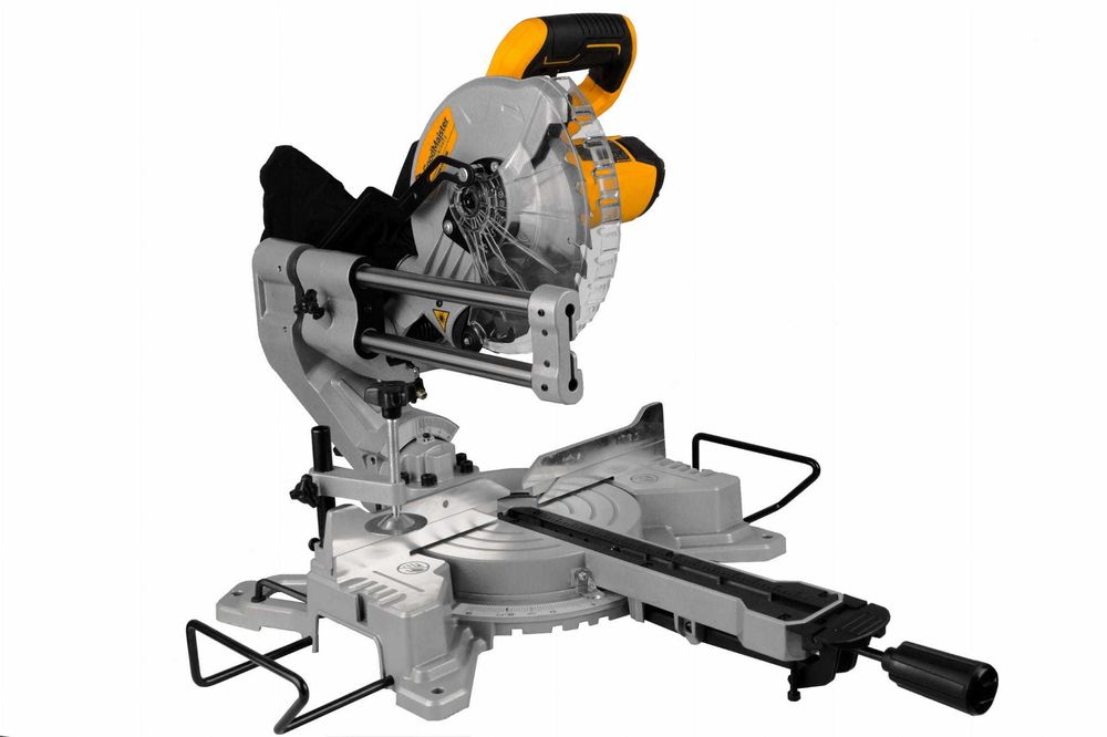 Piła ukośnica z posuwem laserem pilarka ukosowa 216mm 1500W GMM-MS216