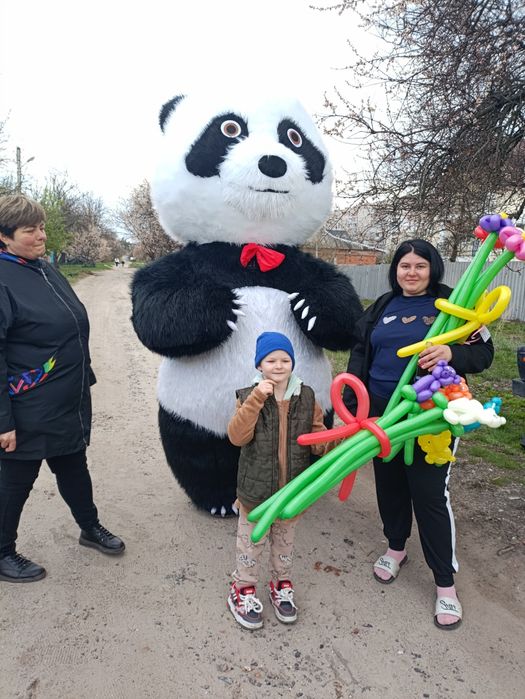 Лучшие поздравления 1200 Харьков Солоницевка Люботин Мишка, Панда,