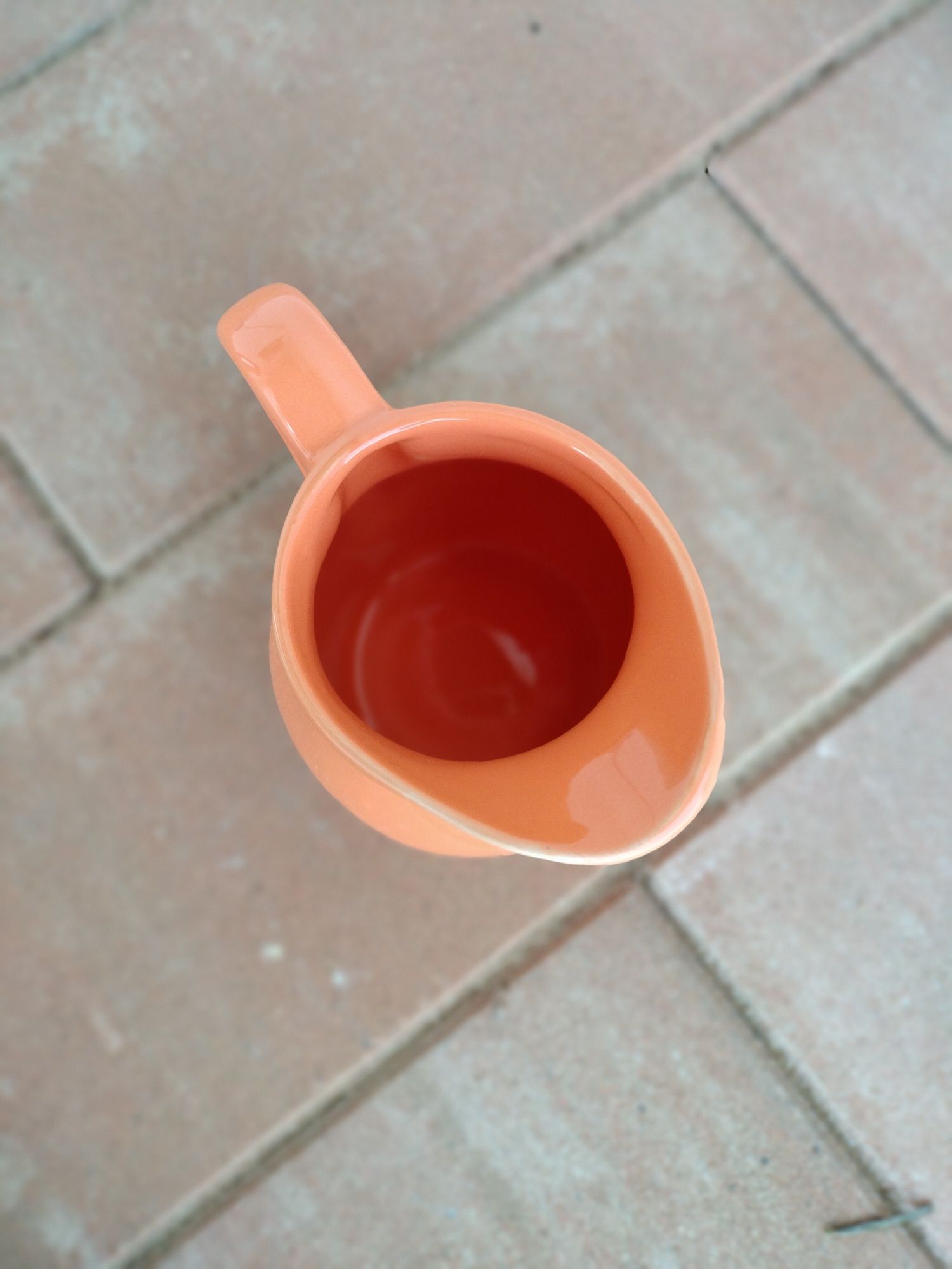 Dzbanek mlecznik ceramiczny z uchem