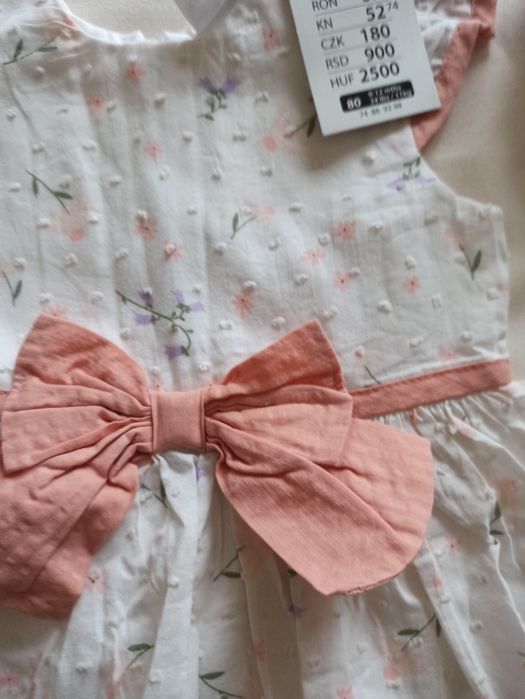 Sukienka nowa dla dziewczynki rozmiar 80