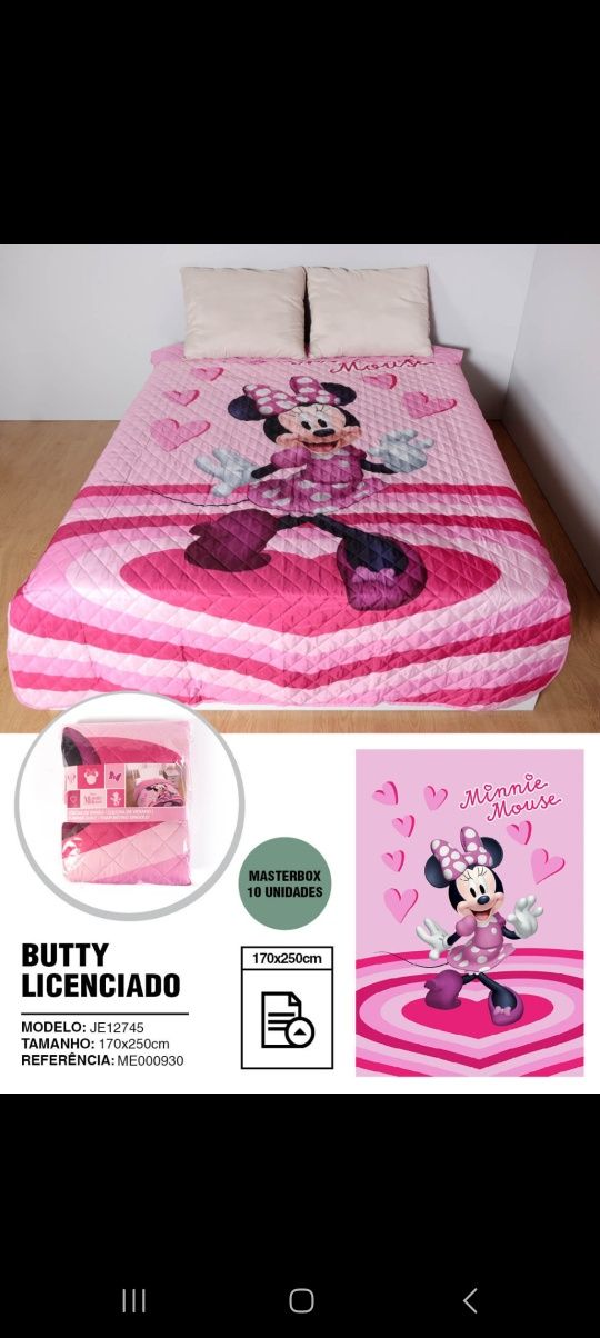 Colchas de verao disney