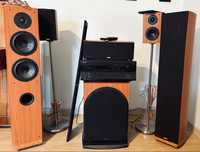 Kink domowe, amplituner, kolumny, subwoofer