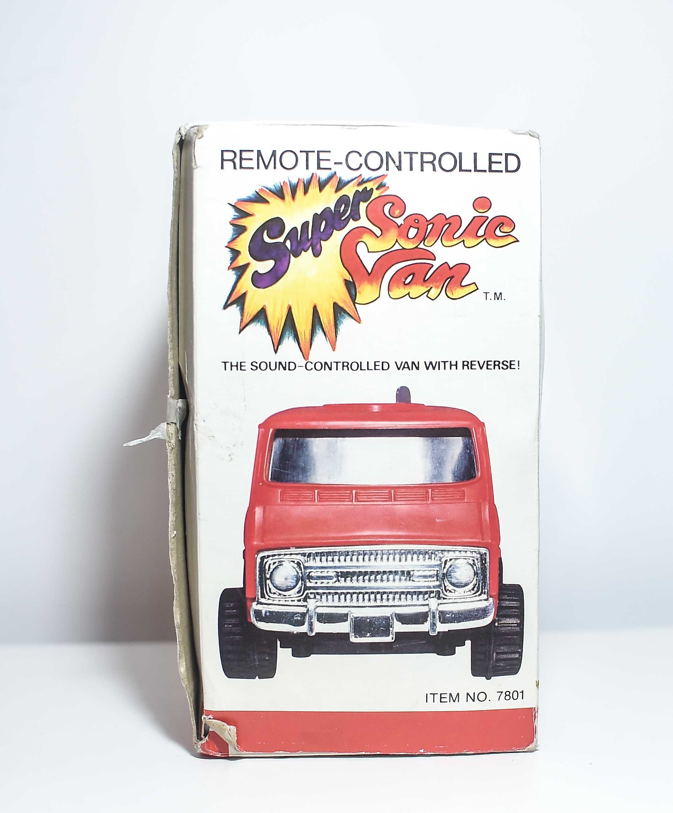 1970’s Plastic Super Sonic Van Radio Controlled Hong Kong Boxed