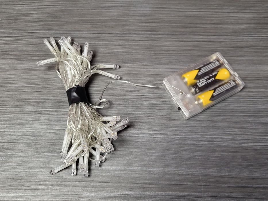 Lampki łańcuch led Na baterie 2 komplety 10m