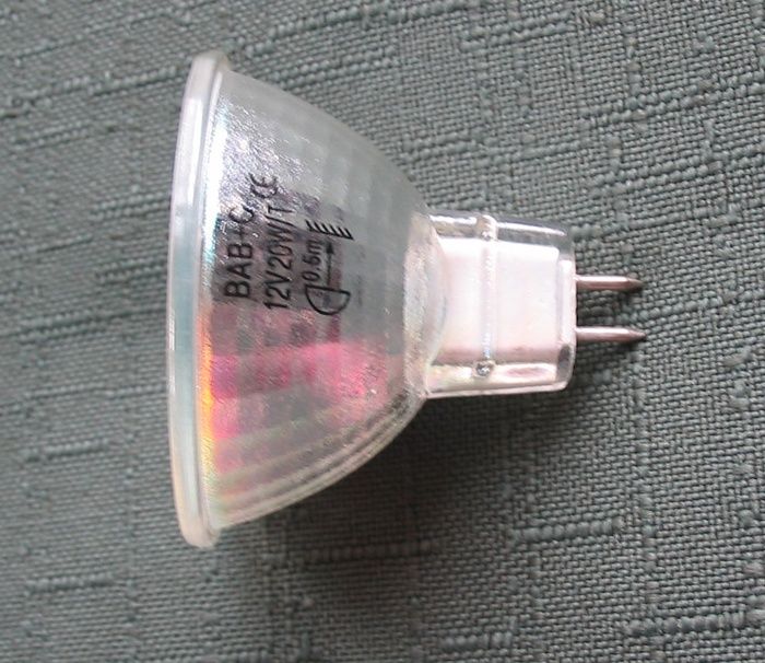 Halogen 20W12V trzonek GU5.3+Gniazdo GU5.3+Transformator 230V na 11,5V
