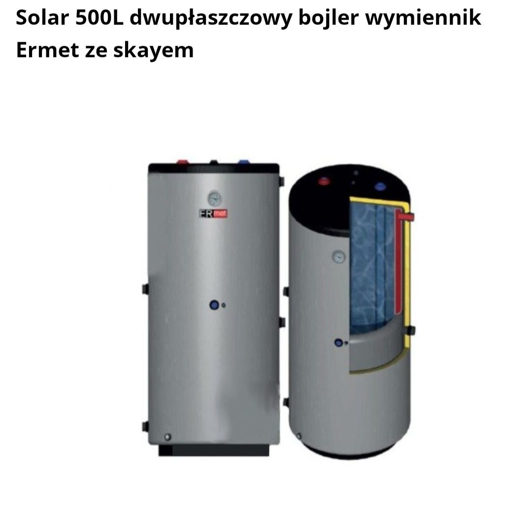 Bojler dwuplaszczowy Ermet 500l