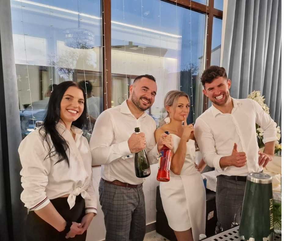 Barman na wesela, eventy firmowe, usługi barmańskie.