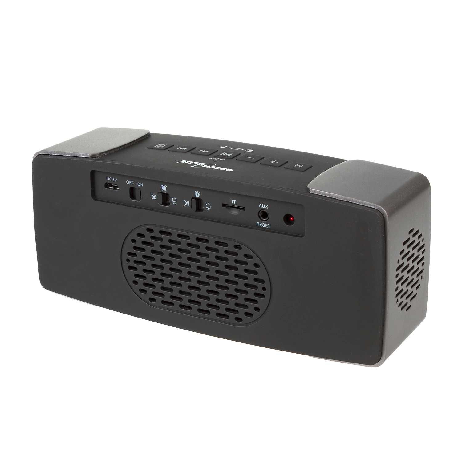 Radiobudzik zegar budzik Bluetooth Radio FM GreenBlue GB200