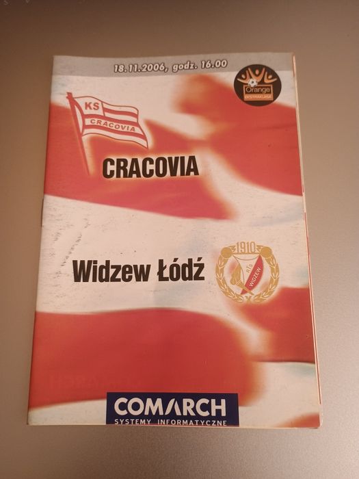 Program meczowy Cracovia- Widzew Łódź 2006