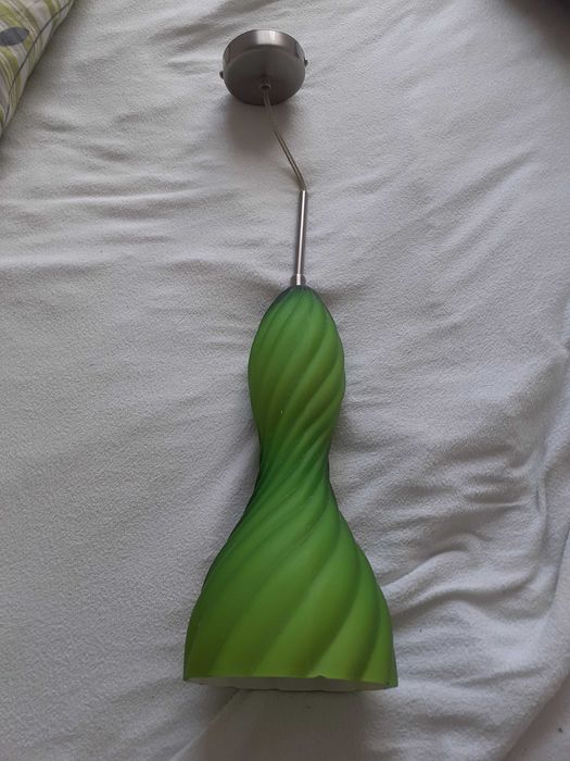 Lampa wisząca zielona