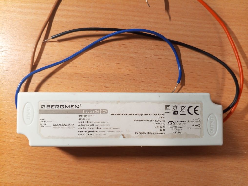Zasilacz LED 12v