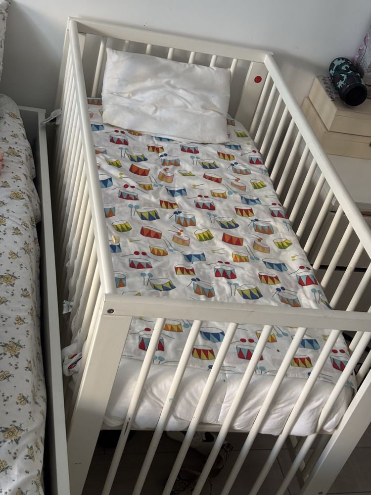 Berço de bebe com colchao