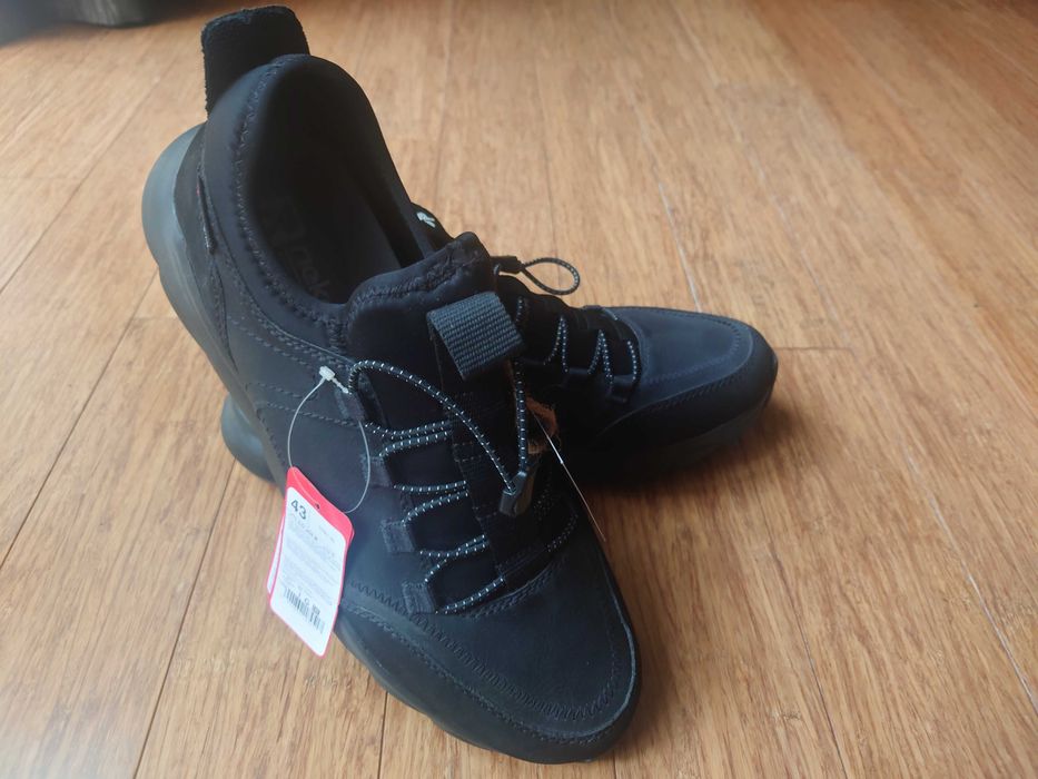 Buty męskie Sneakersy RIEKER czarne, r.43