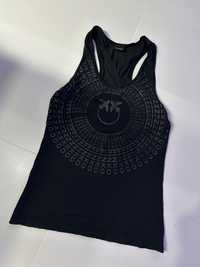 Pinko bokserka tank top S czarny