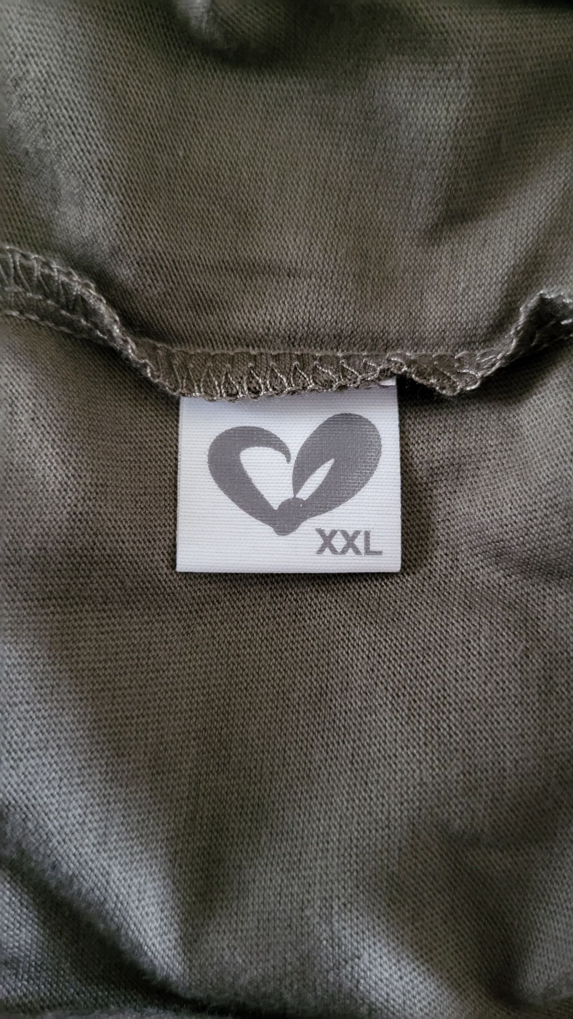 Nowa koszulka bluzka Ola XXL khaki od Mamaginekolog Rp