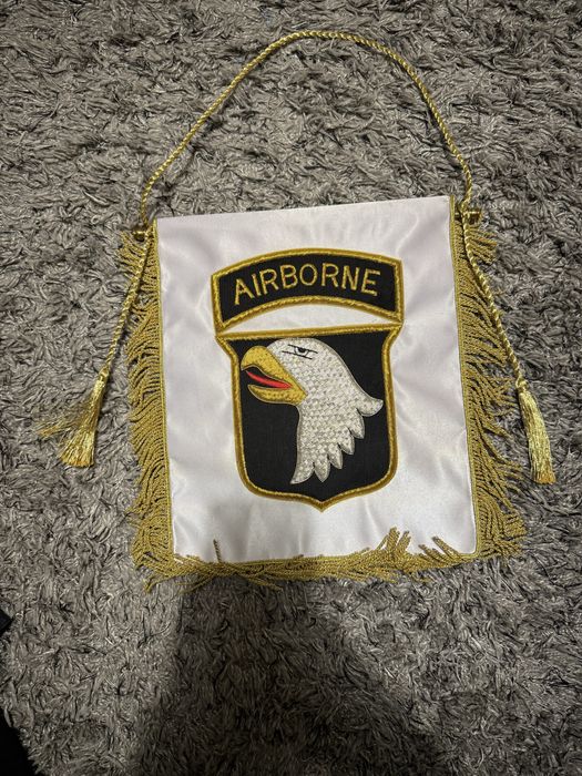 Rzadki pamiątkowy proporczyk elitarnej jednostki amerykańskiej!