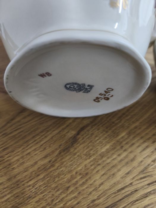 Wawel serwis kawowy porcelana PRL dzbanek  zestaw filiżanka