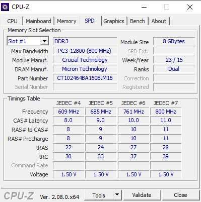 Pamięć RAM DDR3 Goodram Crucial 2x8GB 16GB 1333MHz